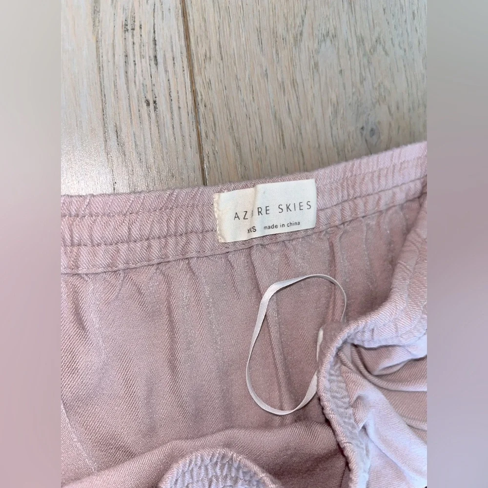 Aritzia Azure Skies Strapless Romper - Blush Pink - Picture 2 of 2